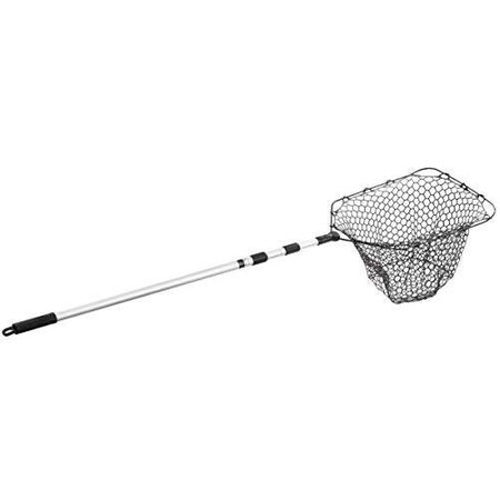 Ego Reach Rubber Landing Net WScoop 14X18 8'6Extendable Handle Floats 71002